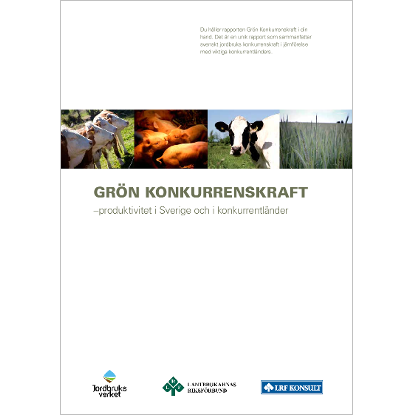 Omslags bild fr Grn konkurrenskraft - produktivitet i Sverige och i konkurrentlnder