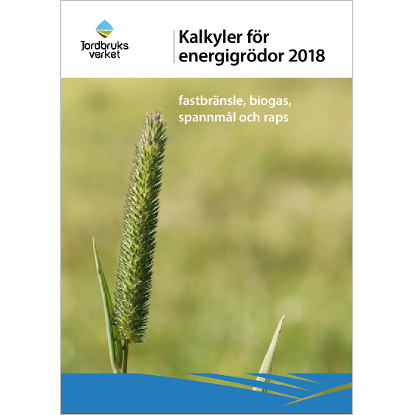 Omslags bild fr Kalkyler fr energigrdor 2018