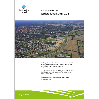 Omslags bild fr Exploatering av jordbruksmark 2011-2015