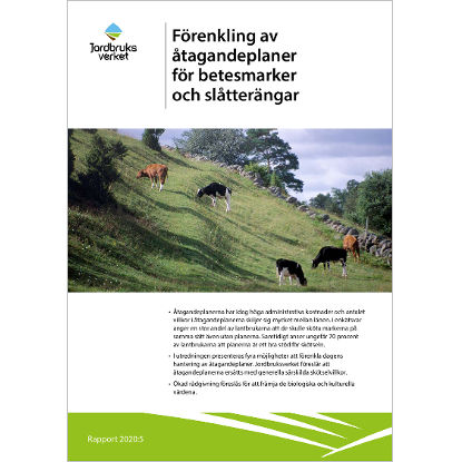 Omslags bild fr Frenkling av tagandeplaner fr betesmarker och sltterngar