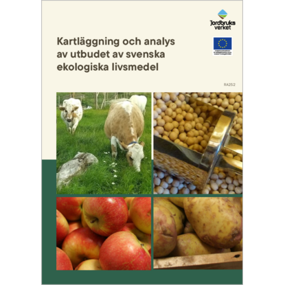 Omslags bild fr Kartlggning och analys av utbudet av svenska ekologiska livsmedel